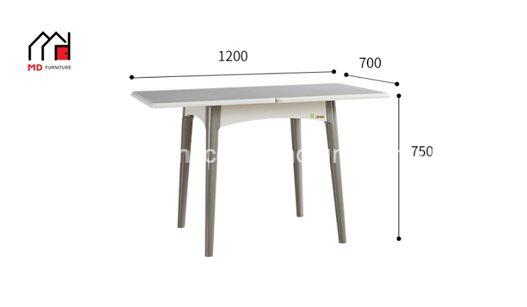 Bộ Bàn Ăn Thông Minh Gấp Siêu Gọn MD-1601# (kèm 4 ghế) 11 D16016