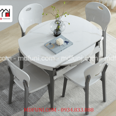 Bộ Bàn Ăn Thông Minh Mặt Đá Nhập Khẩu MD-620# (kèm 6 ghế) 22 D16033