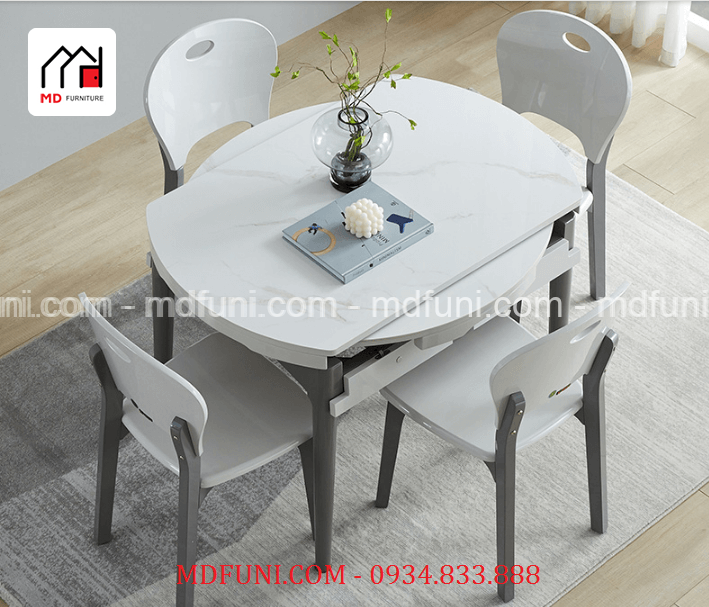 Bộ Bàn Ăn Thông Minh Mặt Đá Nhập Khẩu MD-620# (kèm 6 ghế) 13 D16033