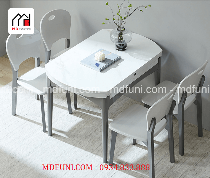 Bộ Bàn Ăn Thông Minh Mặt Đá Nhập Khẩu MD-620# (kèm 6 ghế) 11 D16035