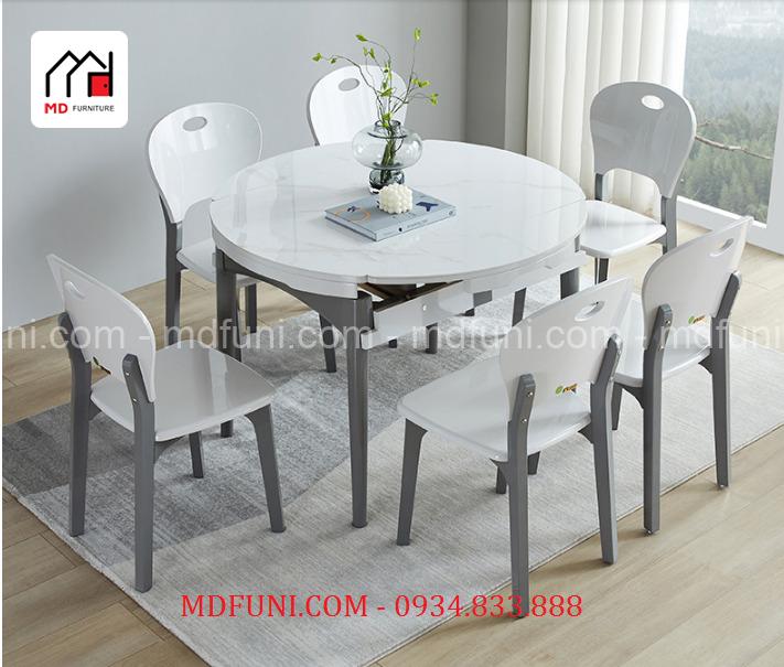 Bộ Bàn Ăn Thông Minh Mặt Đá Nhập Khẩu MD-620# (kèm 6 ghế) 9 D16036