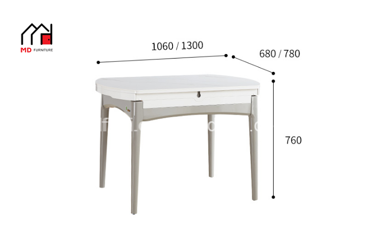 Bộ Bàn Ăn Thông Minh Mặt Đá Nhập Khẩu MD-620# (kèm 6 ghế) 10 D16037
