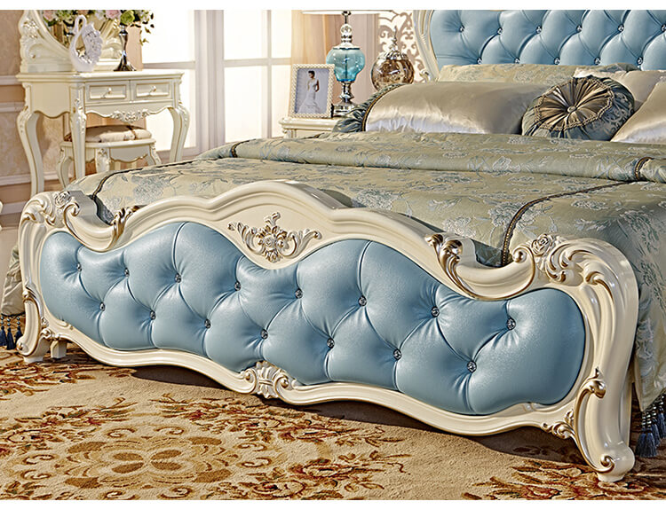 Giường ngủ đẹp tân cổ điển Châu Âu 8801X 30