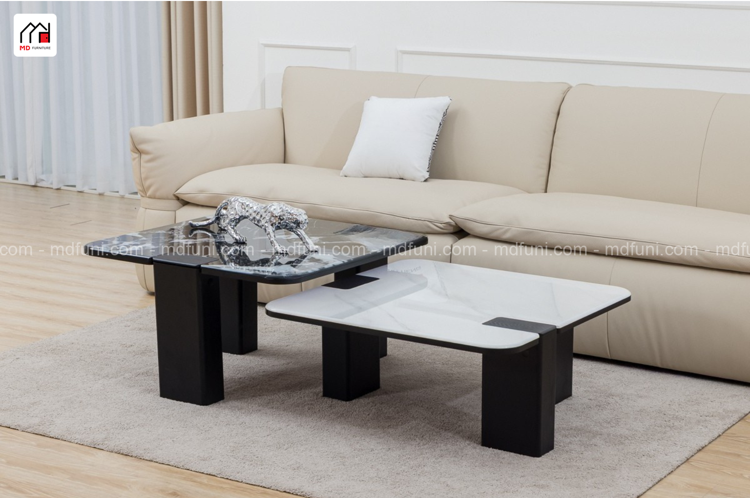 Bàn Trà Mặt Đá Hiện Đại MD-2195# 10 2195 5