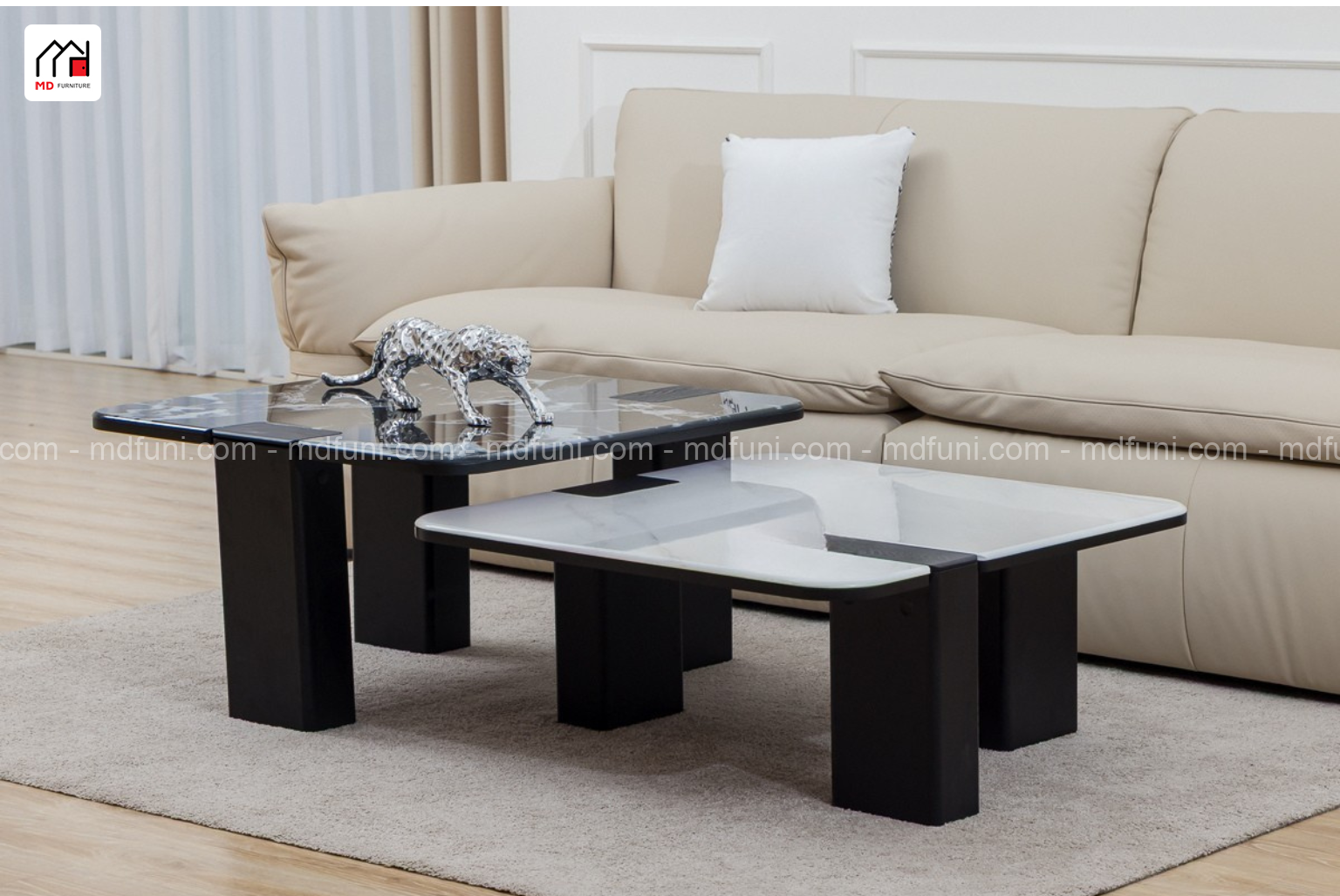 Bàn Trà Mặt Đá Hiện Đại MD-2195# 11 2195 7