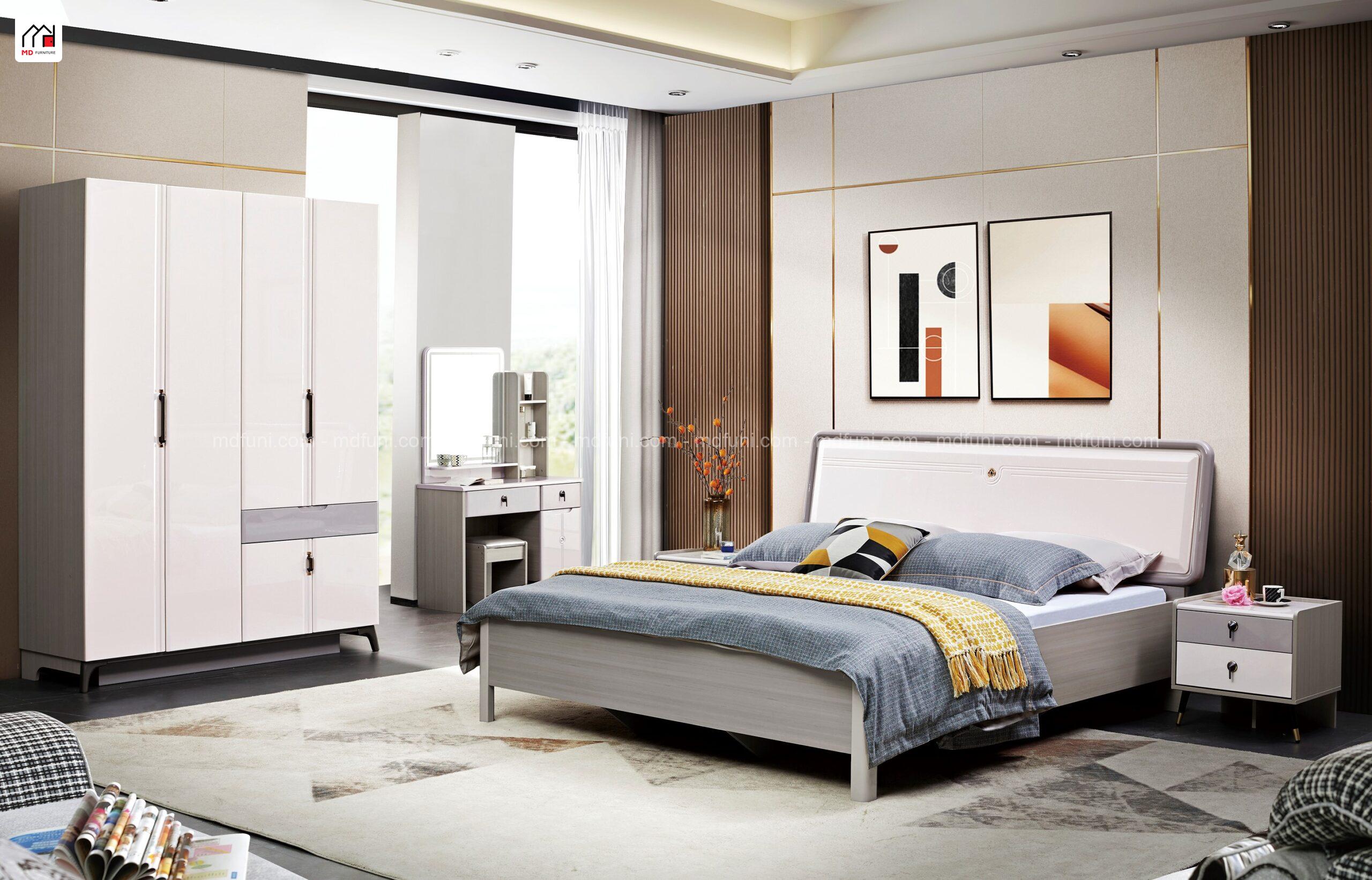 Bộ Giường Tủ Bàn Trang Điểm Hiện Đại MD-2344#(Giường 1m6*2m) 3 23441M6 scaled