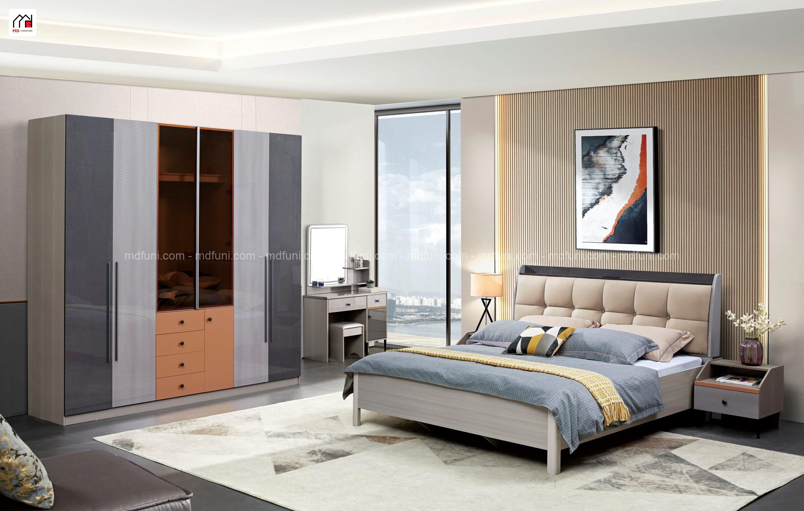 Bộ Giường Tủ Bàn Trang Điểm Đẹp Nhập Khẩu MD-2443# 3 2443C 2446YG scaled