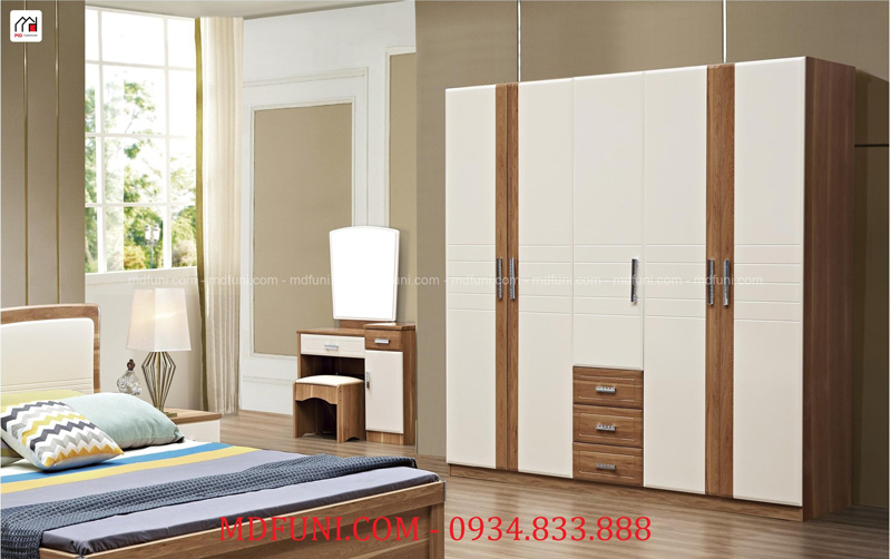 Bộ phòng ngủ nhập khẩu MD-1814# (giường 1m6*2m ) 18 PN1815