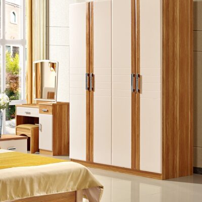 Bộ phòng ngủ nhập khẩu MD-1814# (giường 1m6*2m ) 11 Tủ 4 cánh 1814