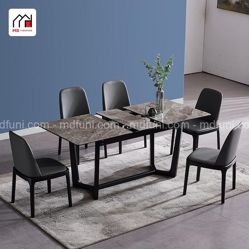 Bộ Bàn Ăn Thông Minh Mặt Đá T6620 # Kèm 6 Ghế 8 6620.1