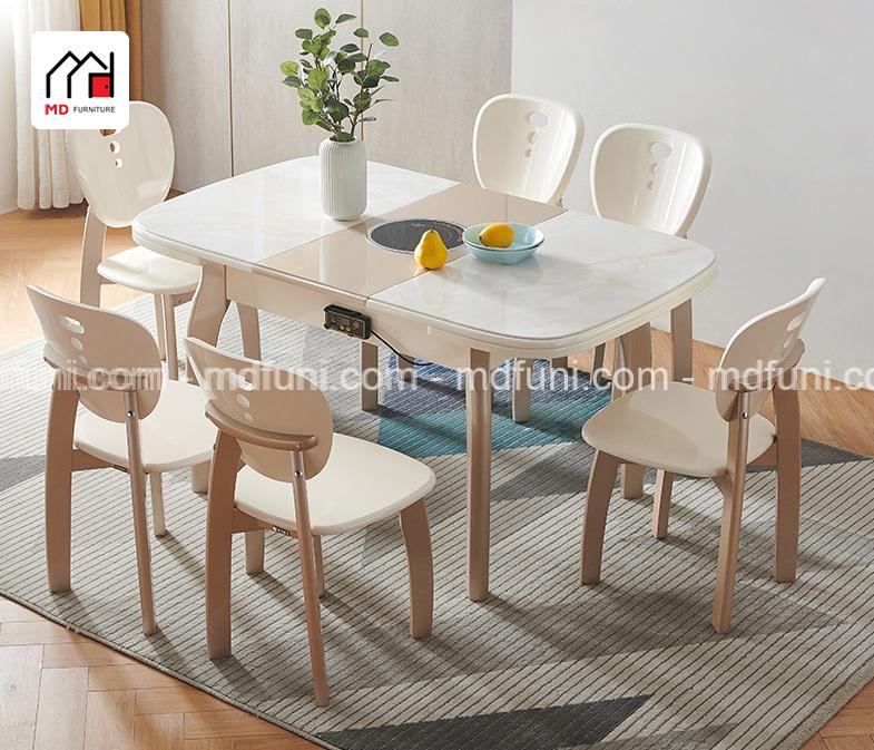 Bộ Bàn Ăn Bếp Từ Mở Rộng H7027# 8 7027.1