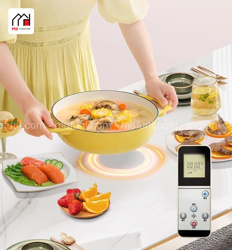 Bàn Ăn Có Bếp Từ Kết Hợp Cùng Bàn Đảo MD-826# 21 842