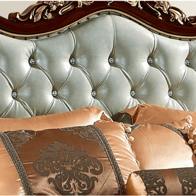 Giường ngủ gỗ màu nâu tân cổ điển G8823N 25 8823.6