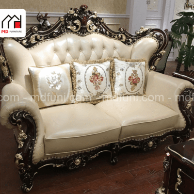 Sofa tân cổ điển da phong cách Pháp sang trọng SF-921# 36 921.6