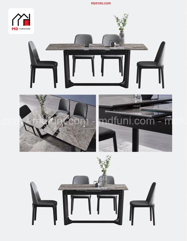 Bộ Bàn Ăn Thông Minh Mặt Đá T6620 # Kèm 6 Ghế 16 BÀN ĂN 66201