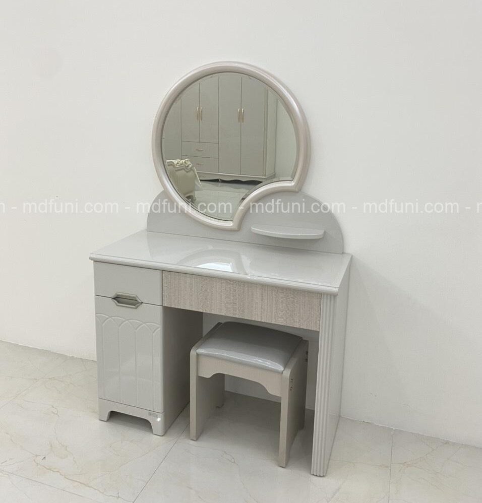 Combo giường tủ bàn trang điểm tân cổ điển nhập khẩu MD-666# 11 MD666.3 e1665050066798