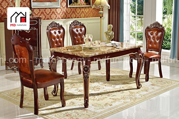 Bàn Ăn Mặt Đá MS004# 2 Bàn ăn mặt đá MS-004CZ-MS-207YZ