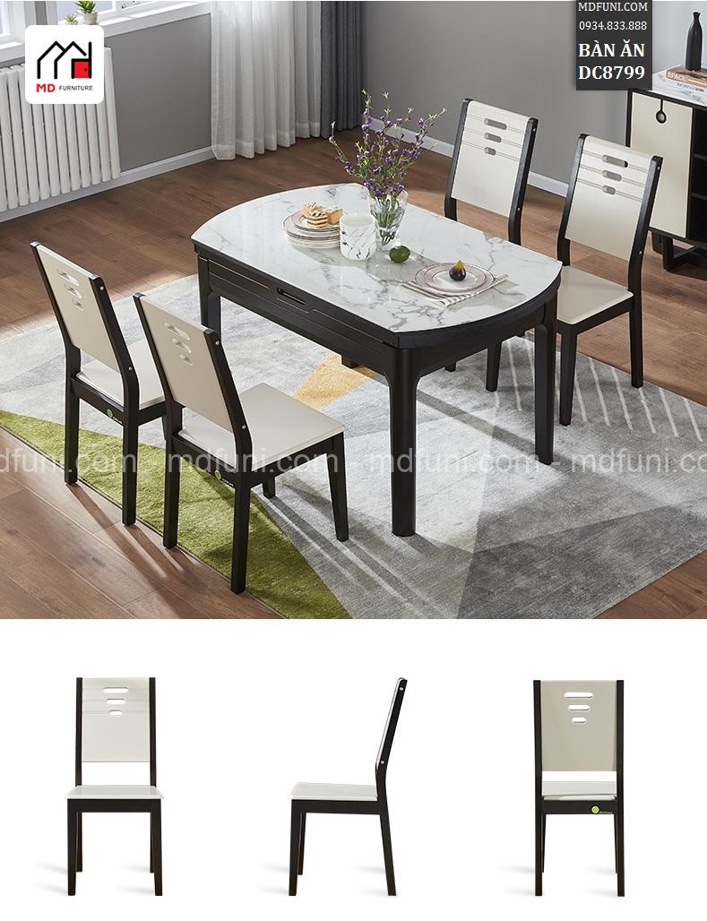 Bàn Ăn Thông Minh Bếp Từ Mở Rộng Thành Bàn Tròn DC8799# 14 DC8799.3