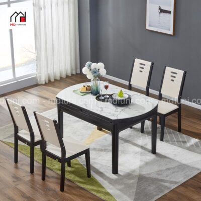 Bàn Ăn Thông Minh Bếp Từ Mở Rộng Thành Bàn Tròn DC8799# 26 DC8799.5