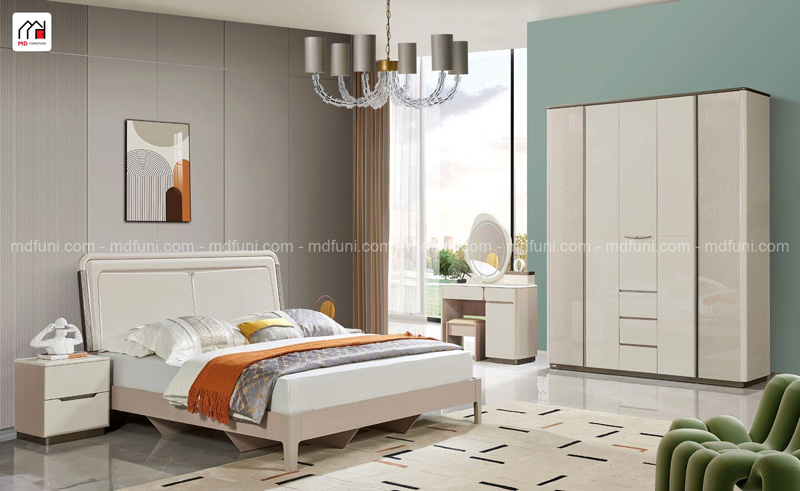 Combo Giường Tủ Nhập Khẩu Hiện Đại MD-3107#5C