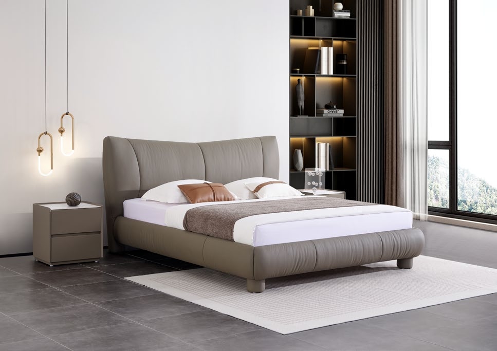 Giường Ngủ Bọc Da Hiện Đại Cao Cấp Nhập Khẩu MD-2033# 3 Giường Ngủ Bọc Da Hiện Đại Cao Cấp Nhập Khẩu MD-2033#