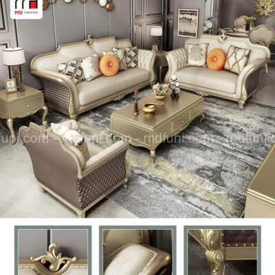 Bộ Sofa 123 Luxury Đẳng Cấp Sang Trọng MD-9807# 9 MD9807.3