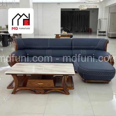 Sofa Da Bò Gỗ Mun Nhập Khẩu MD-39# 18 SOFA GO MUN DA BO H39 1 29m