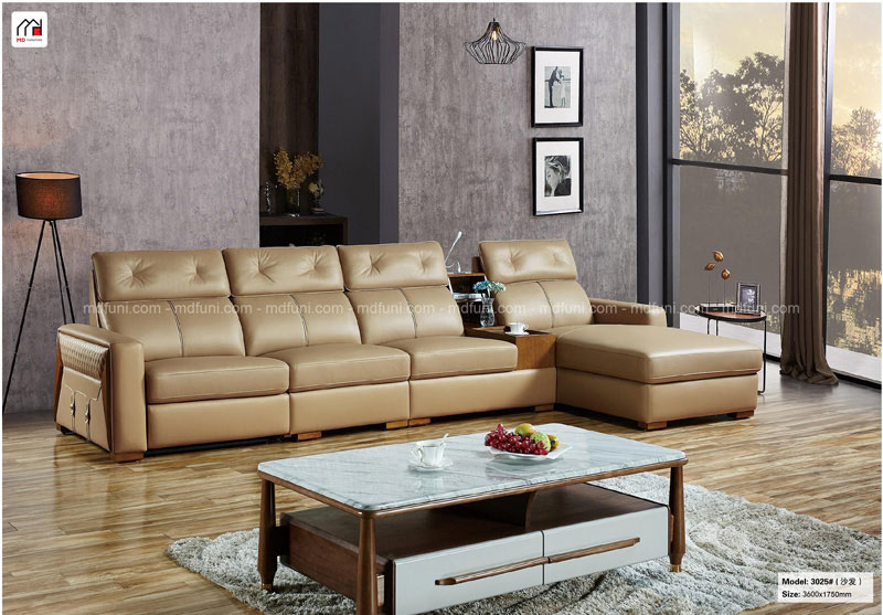Sofa da thật thư giãn nhập khẩu mã MD-3025# 4 亚星家具沙发系列 60