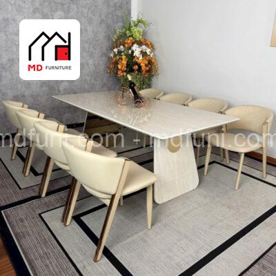 Bàn Ăn Cao Cấp Mặt Đá Nhập Khẩu MD-62# 20 z7046935785724 170e0a7184843607e7d5b381a987366a