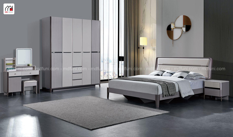 Bộ Giường Tủ Nhập Khẩu Hiện Đại MD-3105# 5 GT 3101TU 5 CANH