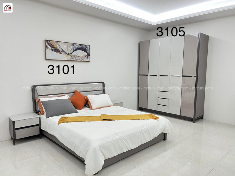 Bộ Giường Tủ Nhập Khẩu Hiện Đại MD-3105# 8 GT3101.3