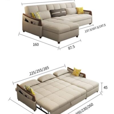 Sofa Giường Cao Cấp Góc Đa Năng MD-822G# 26 822.17