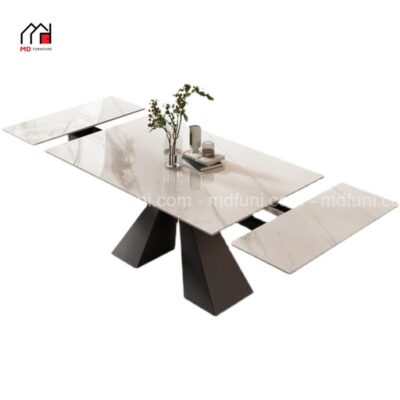 Bàn Ăn Thông Minh Mở Rộng Mặt Gốm CZ009# 26 1m4 mo ra 2m .4