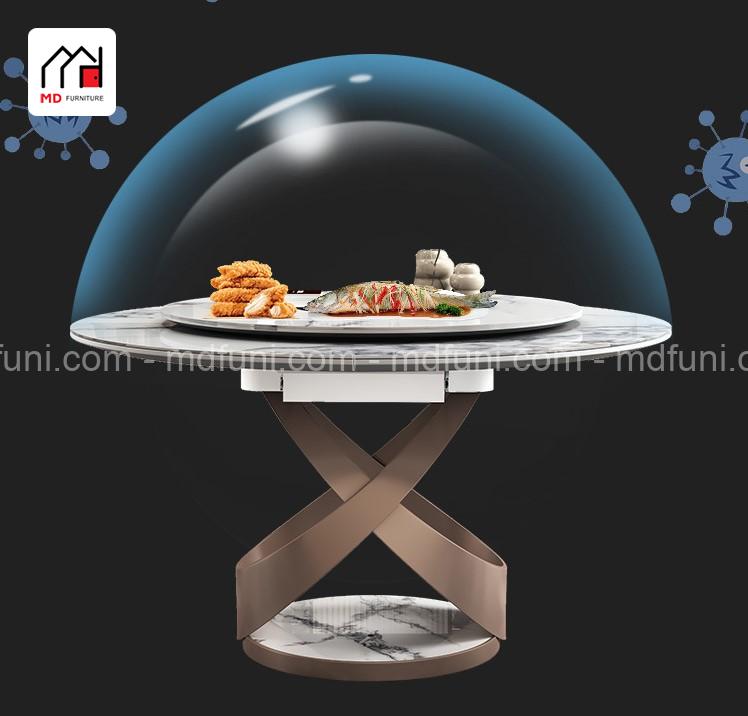 Bàn Ăn Thông Minh Có Bếp Từ CZ08# Mặt Đá Phiến Sang Trọng 22 CZ08.11