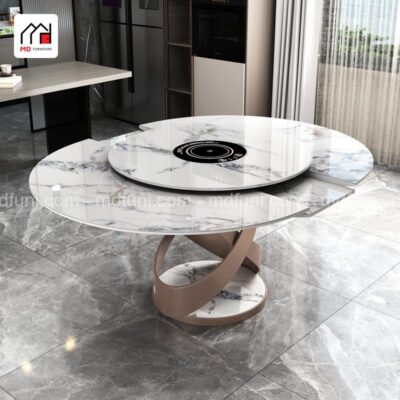 Bàn Ăn Thông Minh Có Bếp Từ CZ08# Mặt Đá Phiến Sang Trọng 30 CZ08.6
