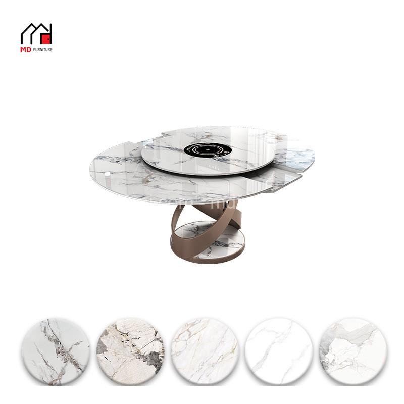 Bàn Ăn Thông Minh Có Bếp Từ CZ08# Mặt Đá Phiến Sang Trọng 18 CZ08.7