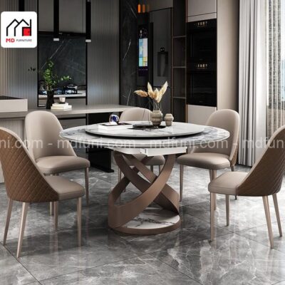 Bàn Ăn Thông Minh Có Bếp Từ CZ08# Mặt Đá Phiến Sang Trọng 32 CZ08.8