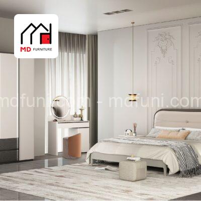 Combo Giường Tủ Nhập Khẩu Hiện Đại MDF-01# (Giường 1m6*2m)