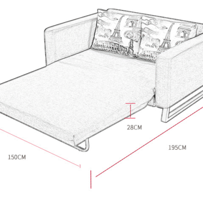Sofa Giường Nhập Khẩu SFG-6062 23 SFG 6062.9