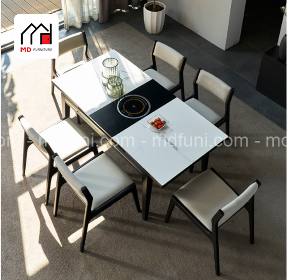 Bàn ăn thông minh bếp từ mặt đá có bếp từ A05.8