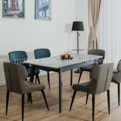 Bộ Bàn Ăn Thông Minh Mặt Đá Nhập Khẩu MD-008# (Kèm 6 Ghế Ăn ) 15 MD 008.1
