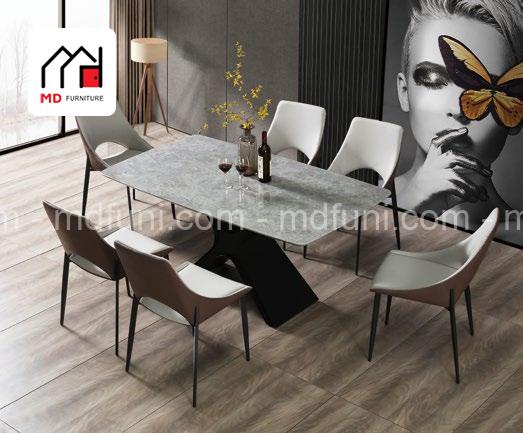 Bộ Bàn Ăn Mặt Đá Nhập Khẩu TT2011# Kèm 6 Ghế 10 88