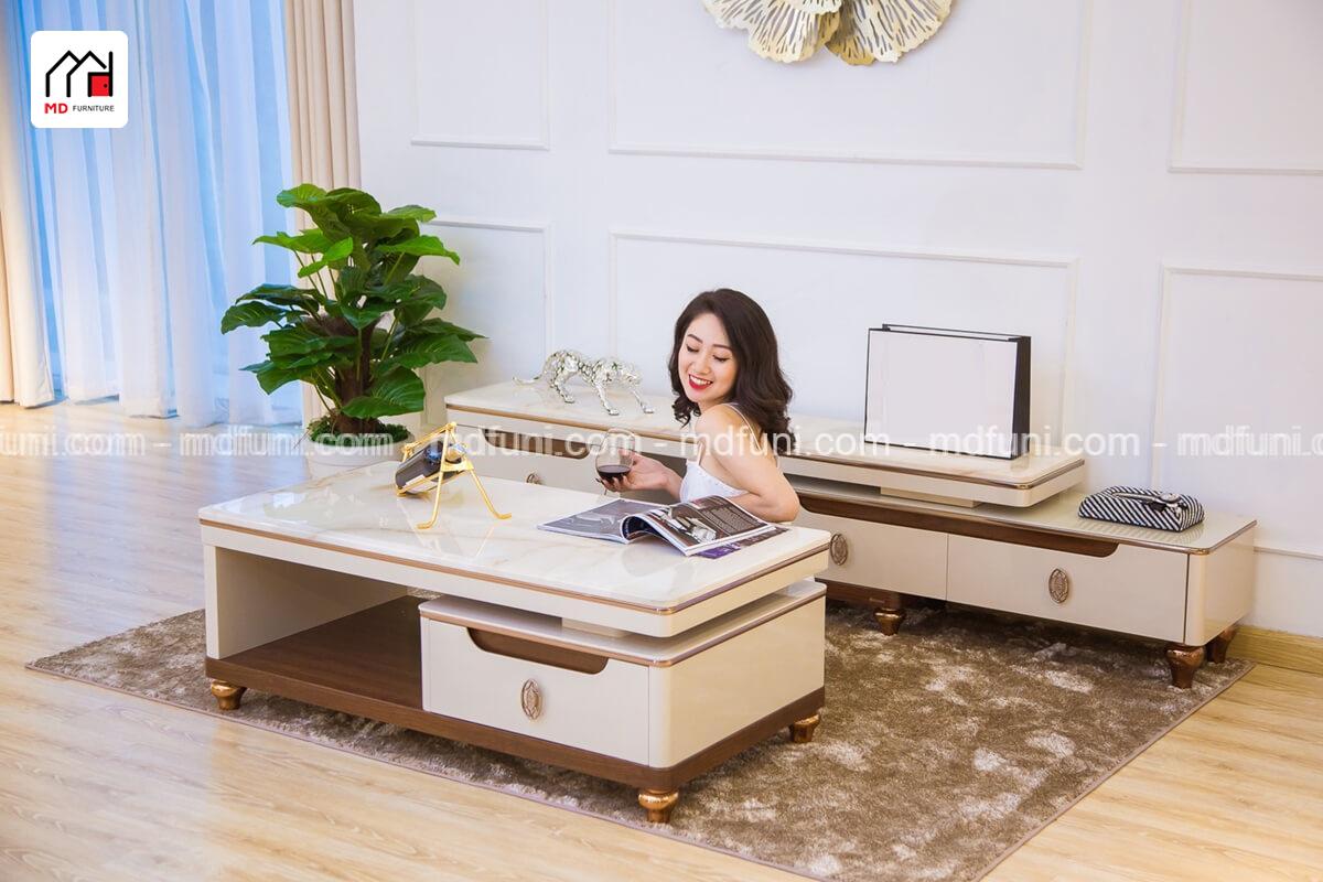 Bàn Trà Mặt Đá Nhập Khẩu H-16# 11 ban ke ma h14 1365