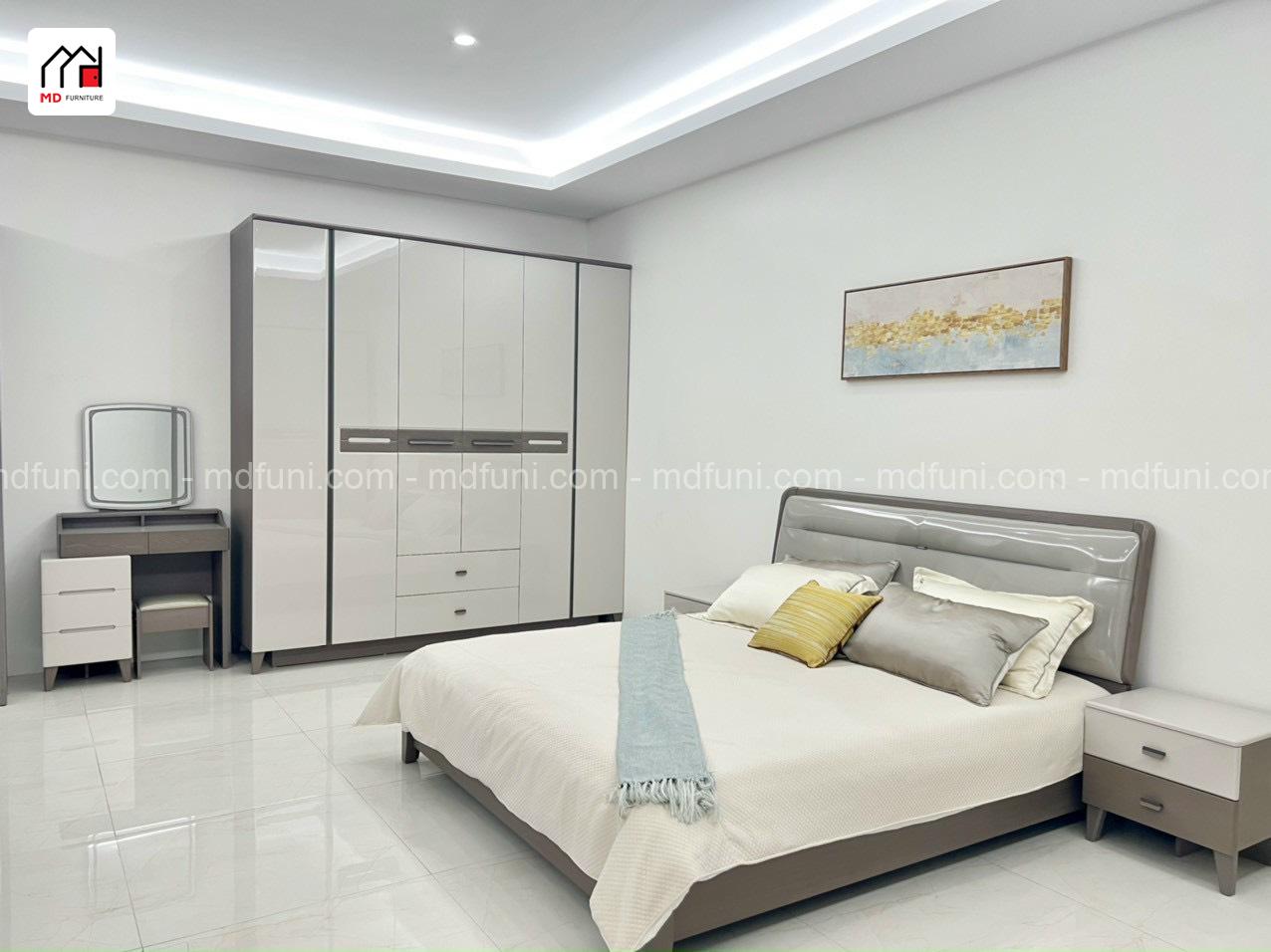 Combo Giường Tủ Bàn Trang Điểm Nhập Khẩu MD-2305#6C 6 GT2305.6