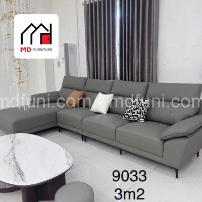 Sofa Góc L Bọc Vải Da Công Nghệ Nhập Khẩu MD-9033# 9 9033.1