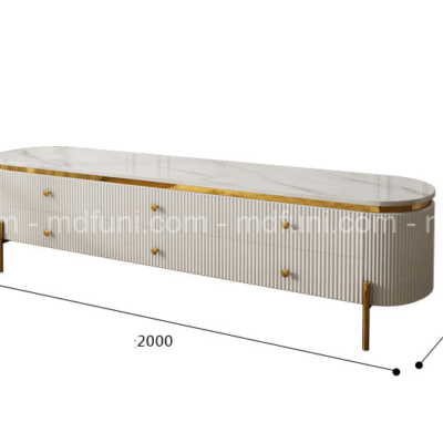 Bàn Trà Mặt Đá Luxury MD-661# 18 MD 6611