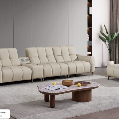 Sofa Văng Nhập Khẩu MD-9052# Có Ghế Chỉnh Điện Hiện Đại