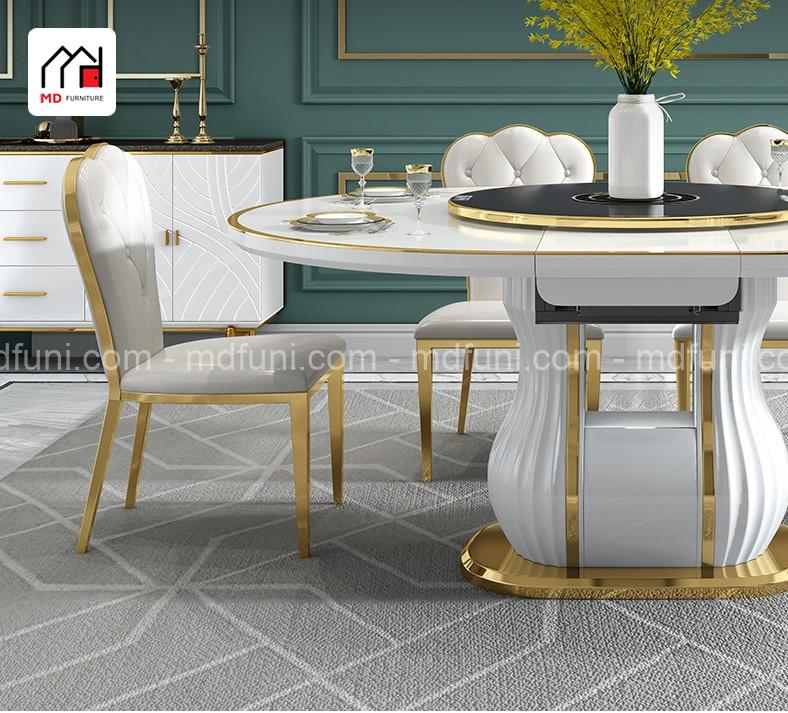 Bàn Ăn Thông Minh Luxury Mâm Xoay Bếp Từ MD-6567# 18 636.7