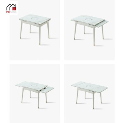 Bộ Bàn Ăn Thông Minh Bếp Từ Cỡ Nhỏ MD-1199# (kèm 4 ghế) 25 MD 11991