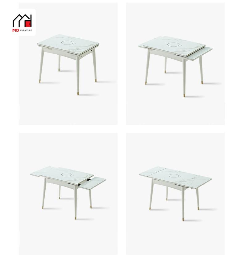 Bộ Bàn Ăn Thông Minh Bếp Từ Cỡ Nhỏ MD-1199# (kèm 4 ghế) 12 MD 11991